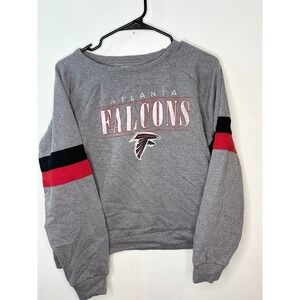 Atlanta Falcons Raglan Pullover Sweatshirt Size large